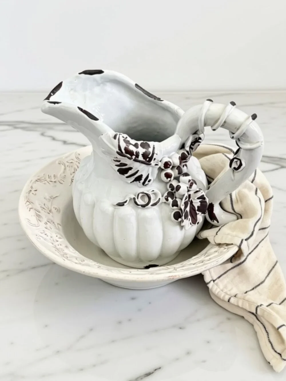 Tuscan-Style Ceramic Serving Bowl